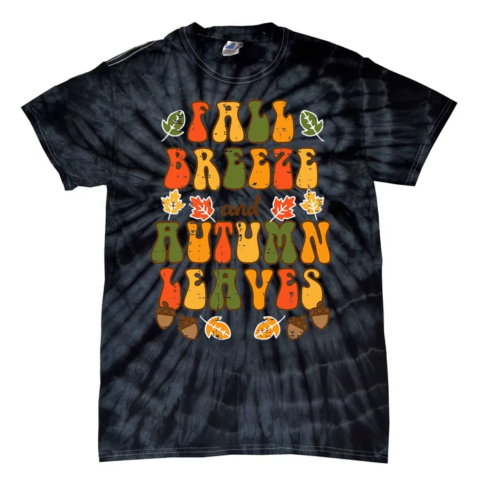 Cozy Autumn Vibes Harvest Season Celebration Tie-Dye T-Shirt