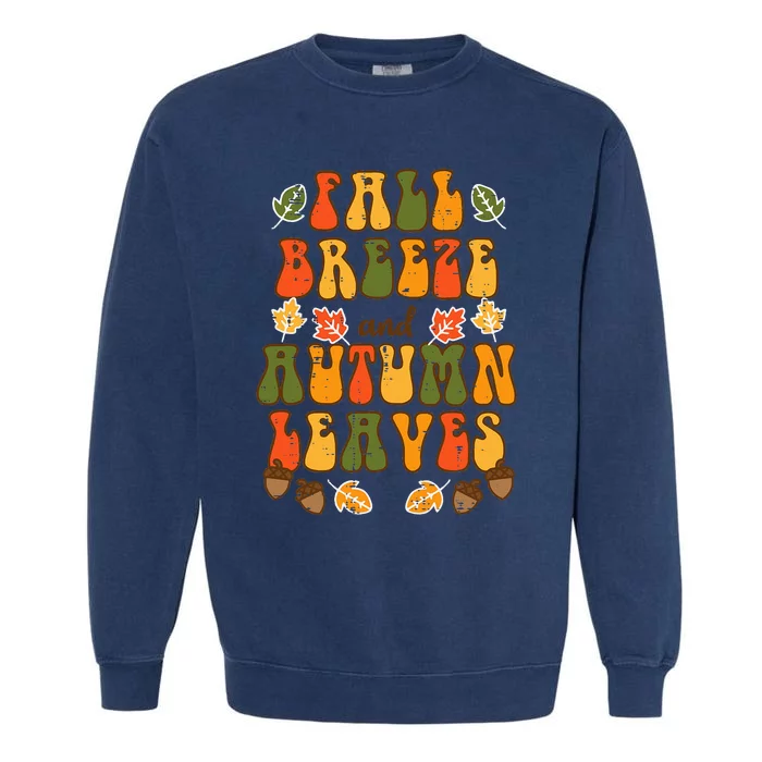 Cozy Autumn Vibes Harvest Season Celebration Garment-Dyed Sweatshirt