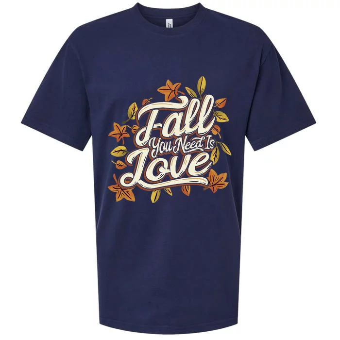 Cozy Autumn Vibes Lovethemed Thanksgiving Sueded Cloud Jersey T-Shirt