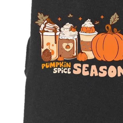 Cozy Autumn Vibes Pumpkin Spice Season Thanksgiving Day Doggie 3-End Fleece Hoodie