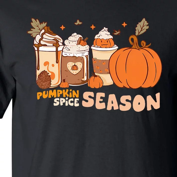 Cozy Autumn Vibes Pumpkin Spice Season Thanksgiving Day Tall T-Shirt