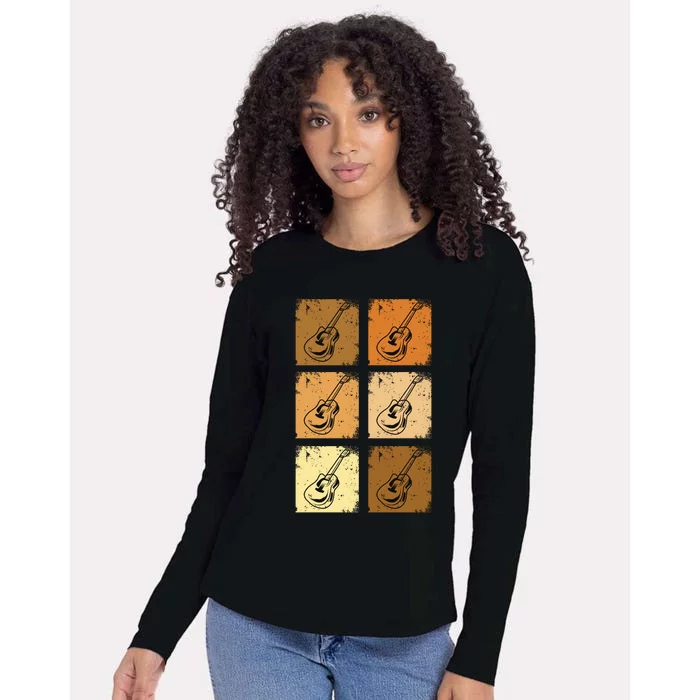 Classic And Vintage Guitars Womens Cotton Relaxed Long Sleeve T-Shirt