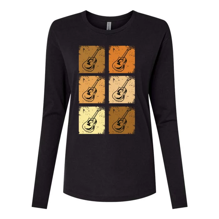 Classic And Vintage Guitars Womens Cotton Relaxed Long Sleeve T-Shirt