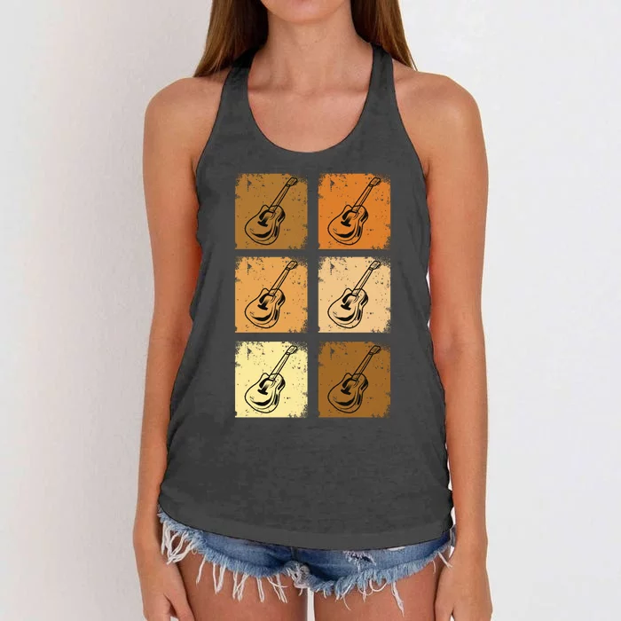 Classic And Vintage Guitars Women's Knotted Racerback Tank