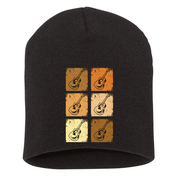 Classic And Vintage Guitars Short Acrylic Beanie