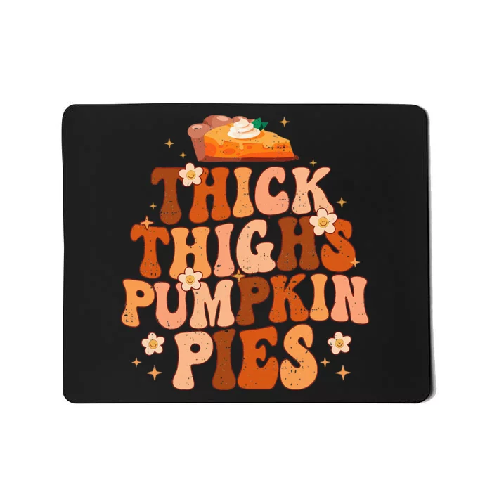 Cozy Autumn Vibes Celebrating Thanksgiving with Pumpkin Pies Mousepad