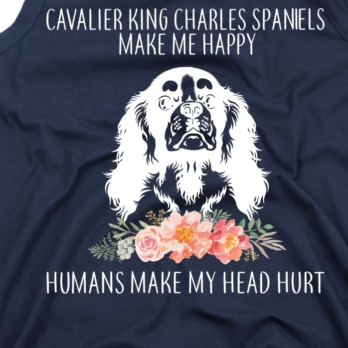 Cavalier King Charles Make Me Happy Tank Top