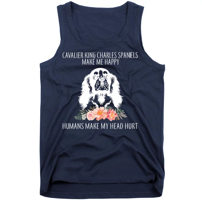 Cavalier King Charles Make Me Happy Tank Top