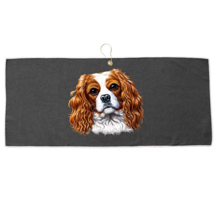 Cavalier King Charles Spaniel Dog Large Microfiber Waffle Golf Towel