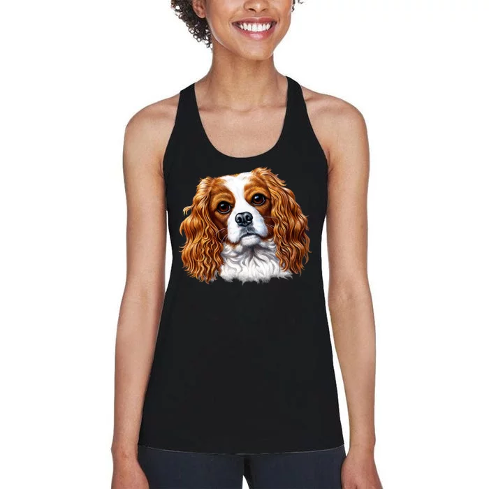 Cavalier King Charles Spaniel Dog Women's Racerback Tank