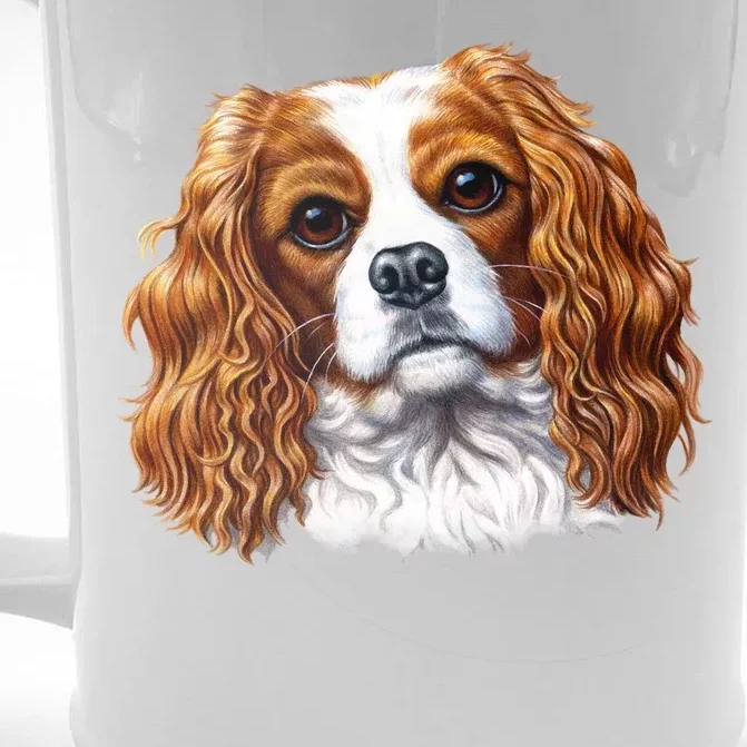 Cavalier King Charles Spaniel Dog Front & Back Beer Stein