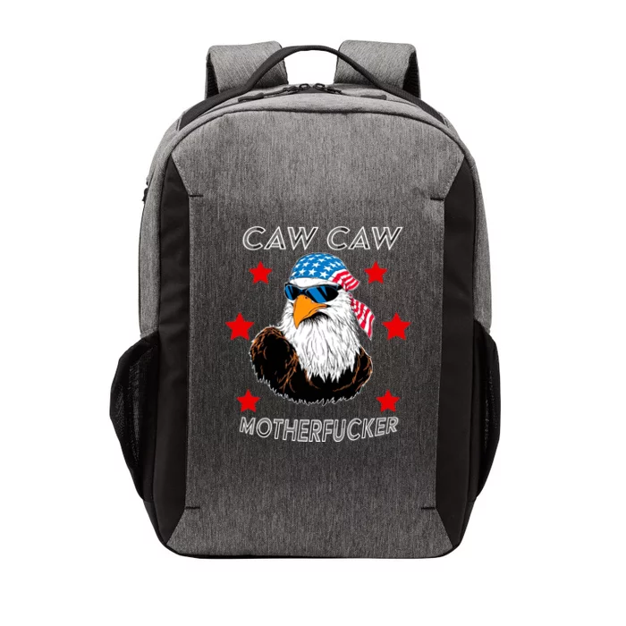 Caw Caw Motherfucker Funny Patriotic Eagle Vector Backpack