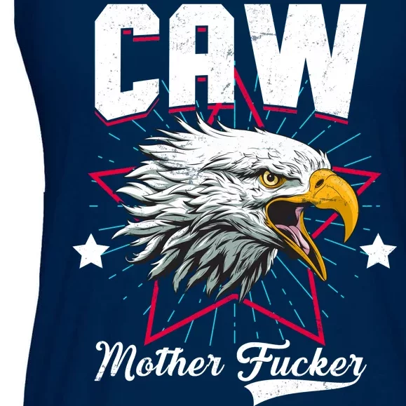 Caw Mother Fucker Ladies Essential Flowy Tank