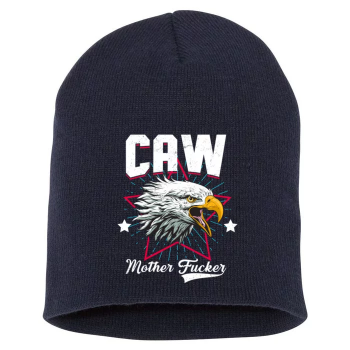 Caw Mother Fucker Short Acrylic Beanie