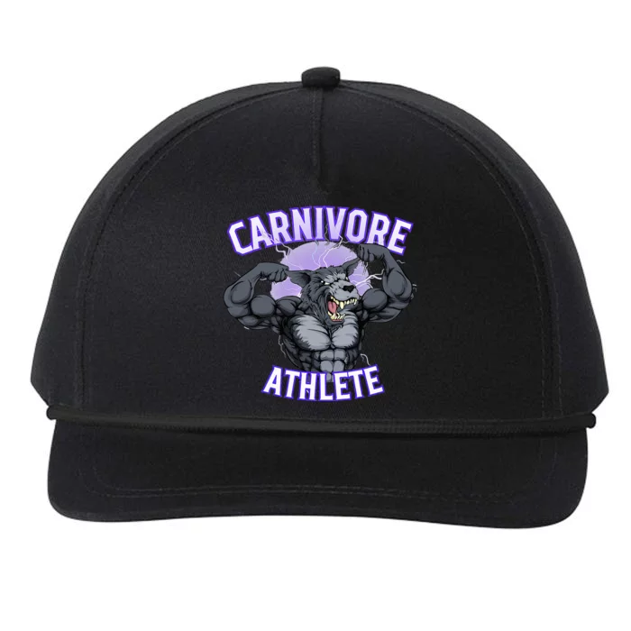 Carnivore Athlete (Werewolf Design) Snapback Five-Panel Rope Hat