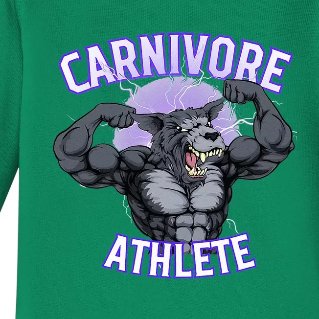 Carnivore Athlete (Werewolf Design) Baby Long Sleeve Bodysuit