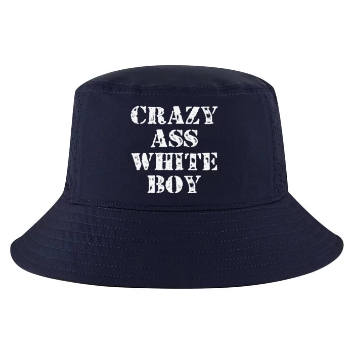 Crazy Ass White Funny Saying Humor Quote Cool Comfort Performance Bucket Hat