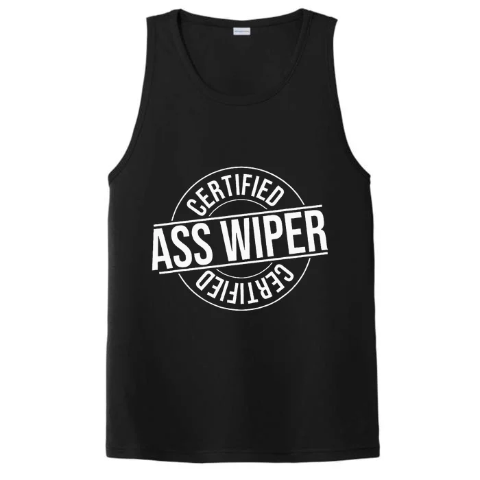 Certified Ass Wiper Certified Health Aide Performance Tank