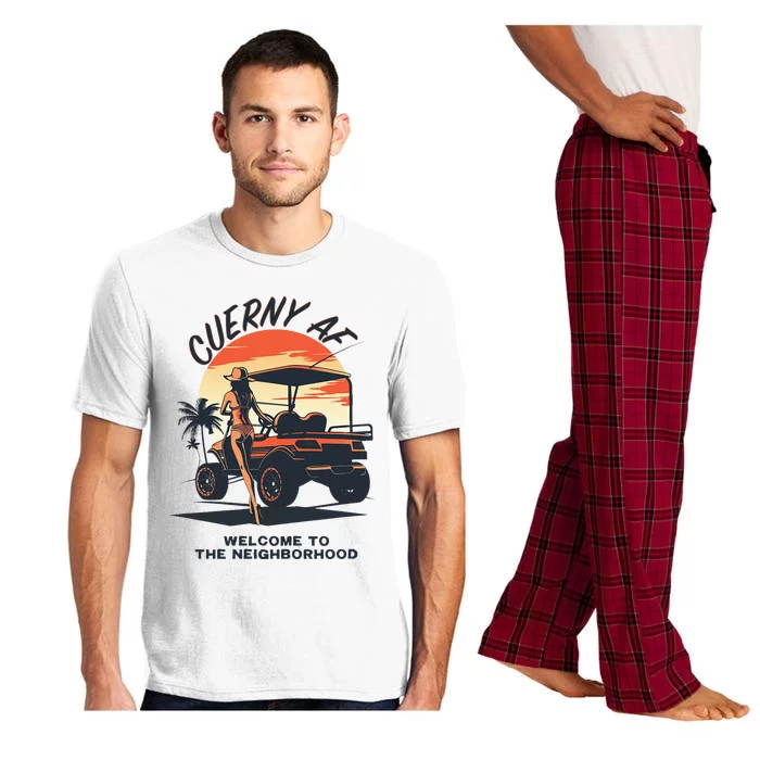 Cuerny Af Welcome To The Neighborhood Pajama Set