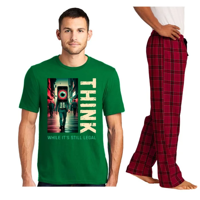 Conservative Anti Woke Think While Its Still Legal Pajama Set