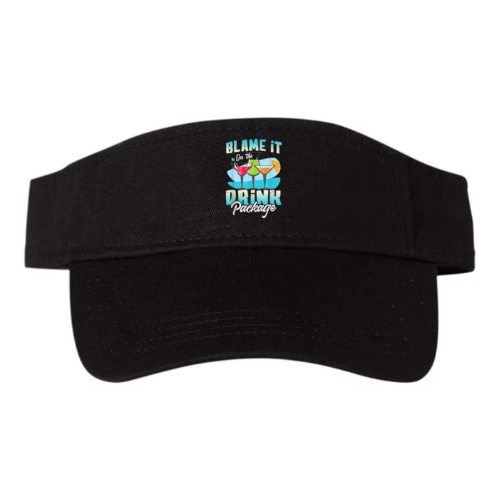 Cruise Alcohol Wine Lover Blame It On The Drink Package Valucap Bio-Washed Visor