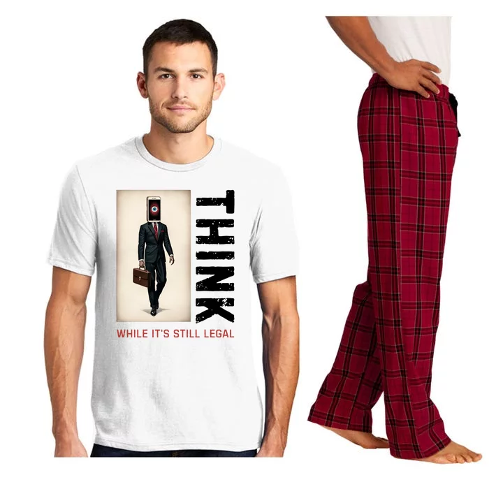 Conservative Anti Woke Think While Its Still Legal Pajama Set