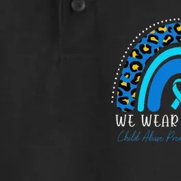 Child Abuse Warrior Child Abuse Prevention Awareness Dry Zone Grid Performance Polo