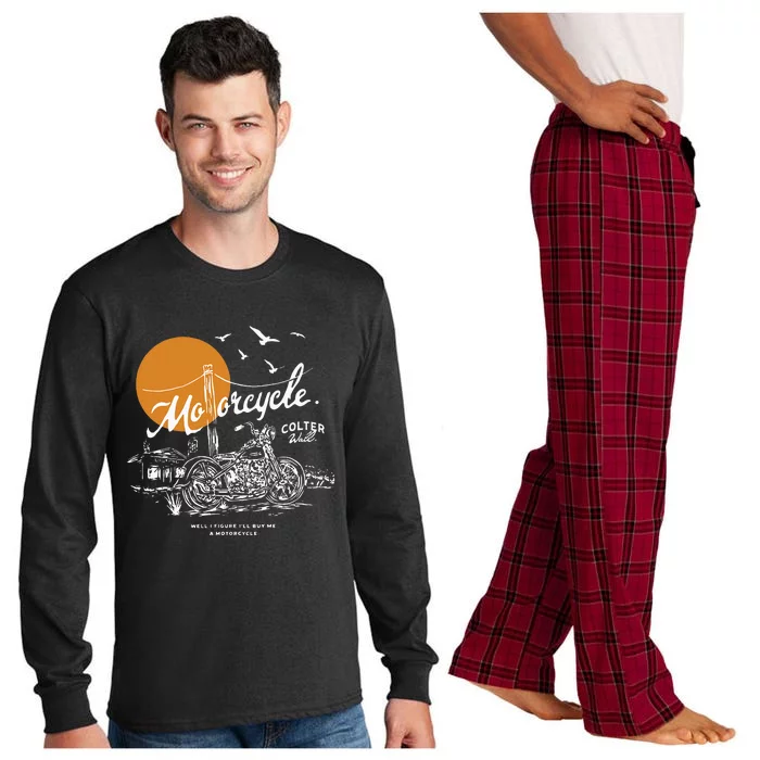 Colters Arts Wall Motorcycle Quote Music Singer Long Sleeve Pajama Set