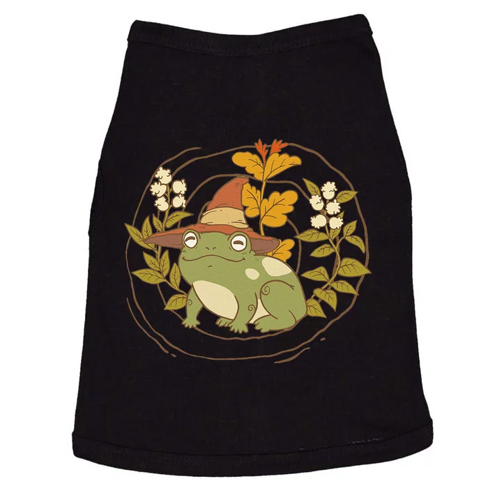 Cottagecore Aesthetic Witchy Toad Vintage Doggie Tank