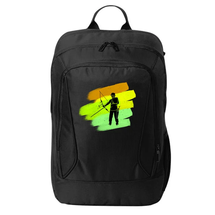 Cool Archer With Bow Rchery Fans And Bows Sport Lovers Gift City Backpack