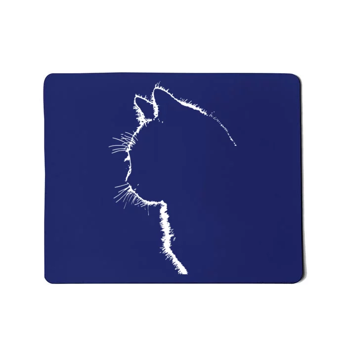 Cat Apparel Women With Cat Illustration Mousepad