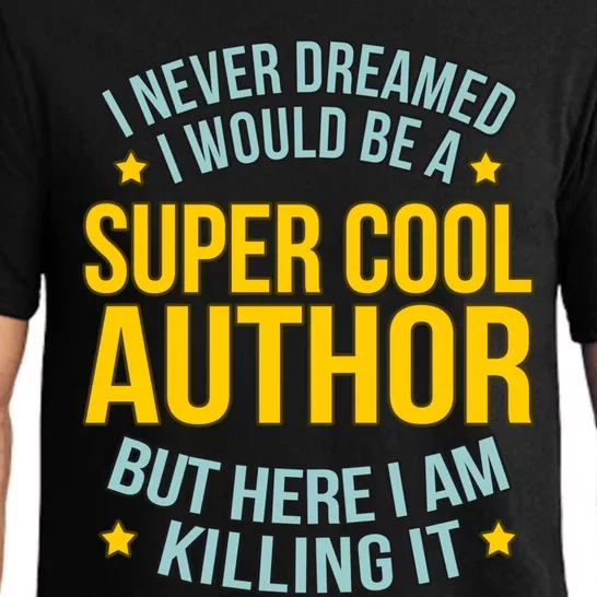 Cool Author Writer Novel Mystery Fantasy Writing Graphic Gift Pajama Set