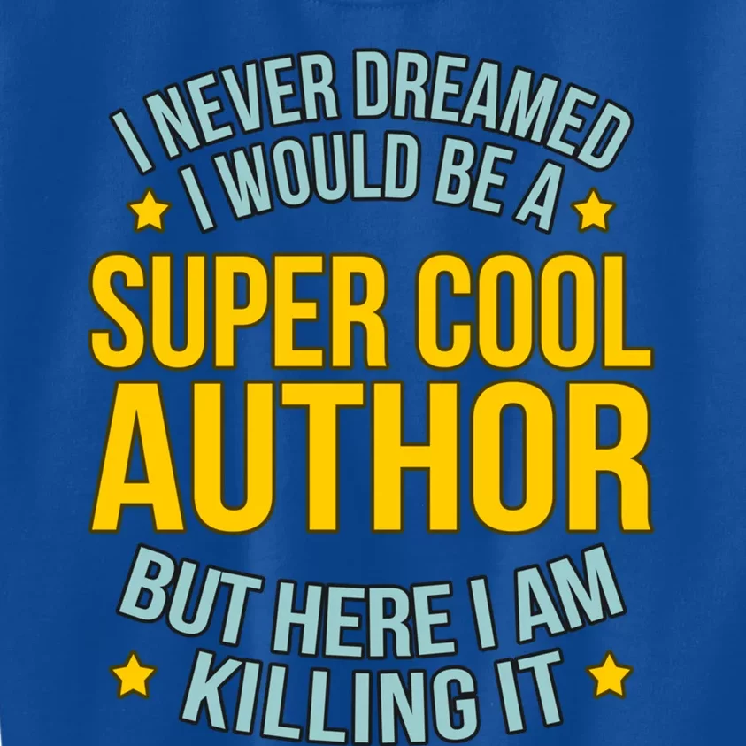 Cool Author Writer Novel Mystery Fantasy Writing Graphic Gift Kids Sweatshirt