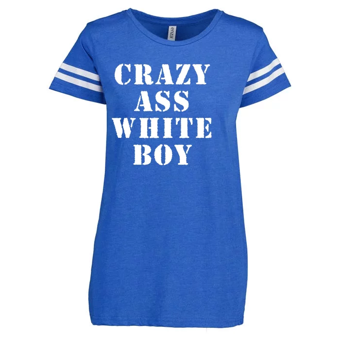 Crazy Ass White Boy Enza Ladies Jersey Football T-Shirt