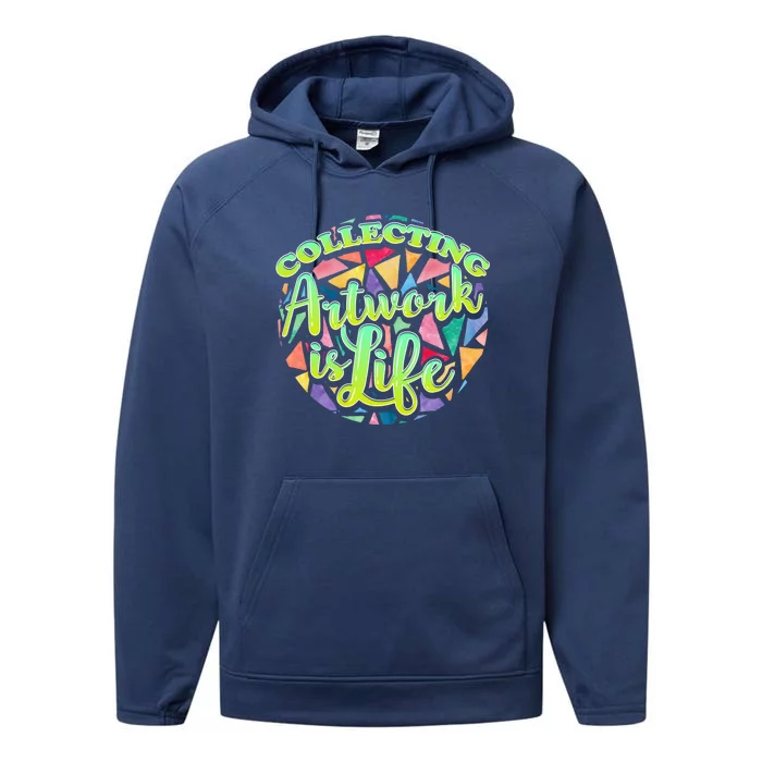 Collecting Art Work Life Museum Gallery Masterpiece Artist Meaningful Gift Performance Fleece Hoodie