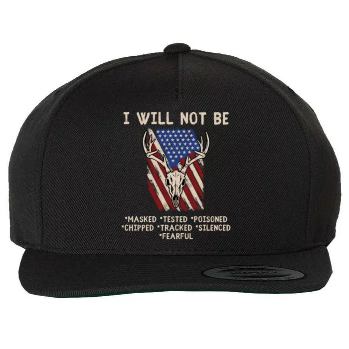 Conservative Anti Woke Politically Incorrect Wool Snapback Cap