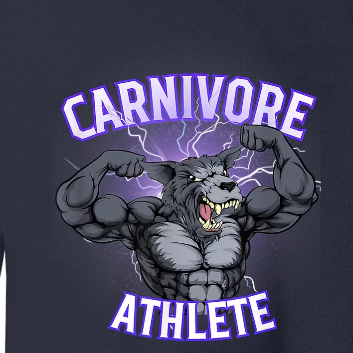 Carnivore Athlete (Werewolf Design) Toddler Sweatshirt