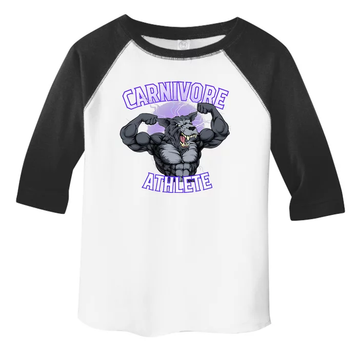 Carnivore Athlete (Werewolf Design) Toddler Fine Jersey T-Shirt