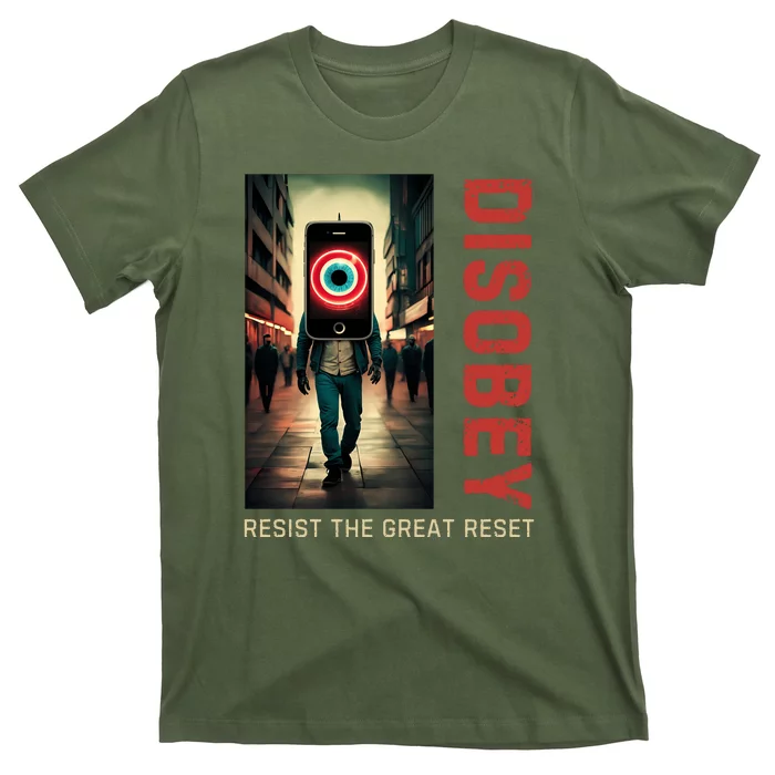 Conservative Anti Woke Resist The Great Reset T-Shirt