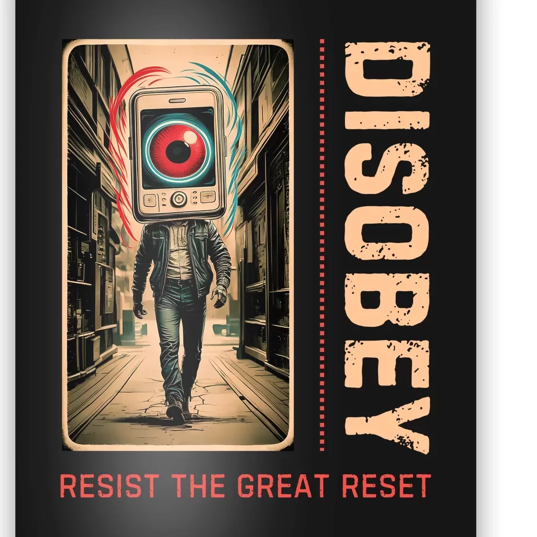 Conservative Anti Woke Resist The Great Reset Poster