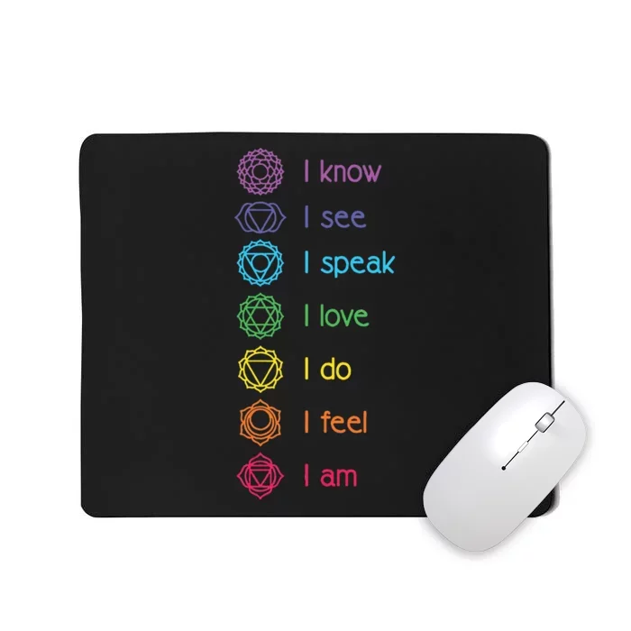 Chakra Alignment Yoga Meditation Spiritual Mousepad