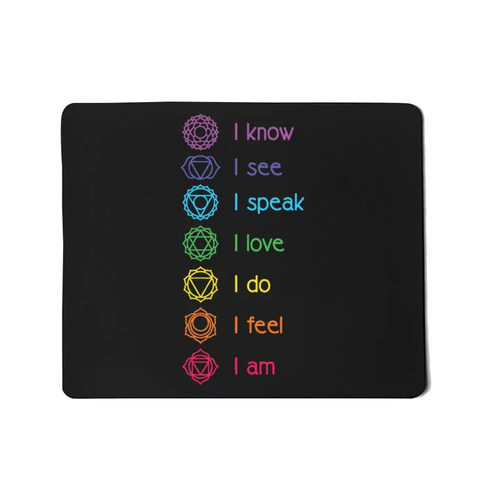 Chakra Alignment Yoga Meditation Spiritual Mousepad