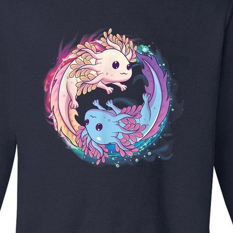 Cute Axolotl Yin Yang Plush Pets Girls Kid Official Teenager Toddler Sweatshirt