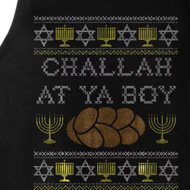 Challah At Ya Rosh Hashanah Hanukkah Jewish Food Ladies Tri-Blend Wicking Tank