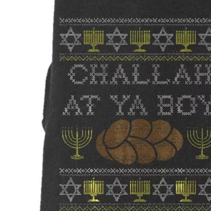 Challah At Ya Rosh Hashanah Hanukkah Jewish Food Doggie 3-End Fleece Hoodie