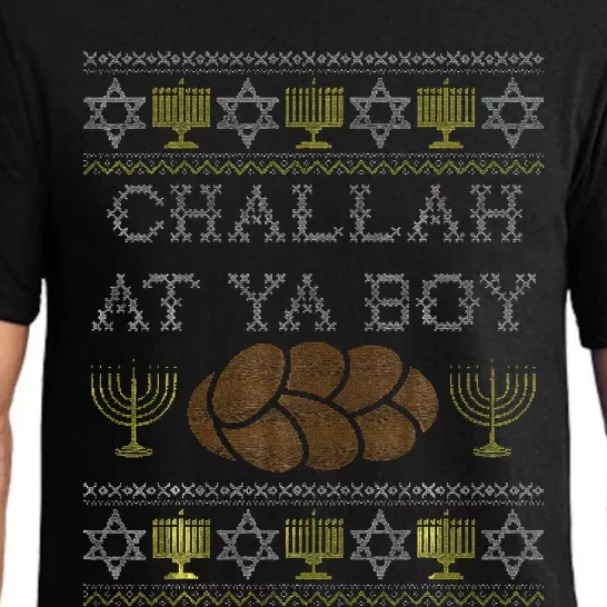 Challah At Ya Rosh Hashanah Hanukkah Jewish Food Pajama Set