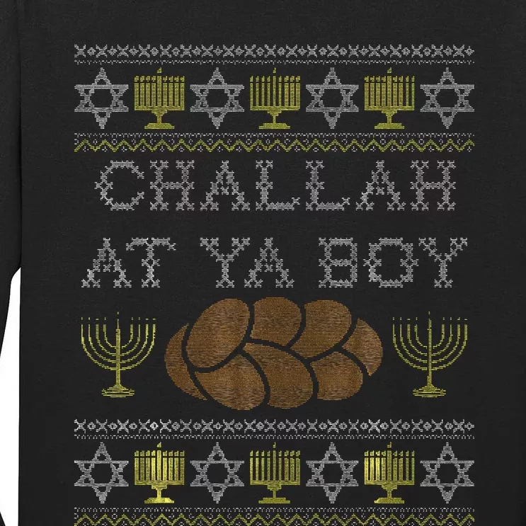 Challah At Ya Rosh Hashanah Hanukkah Jewish Food Tall Long Sleeve T-Shirt