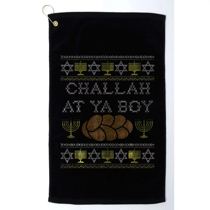 Challah At Ya Rosh Hashanah Hanukkah Jewish Food Platinum Collection Golf Towel