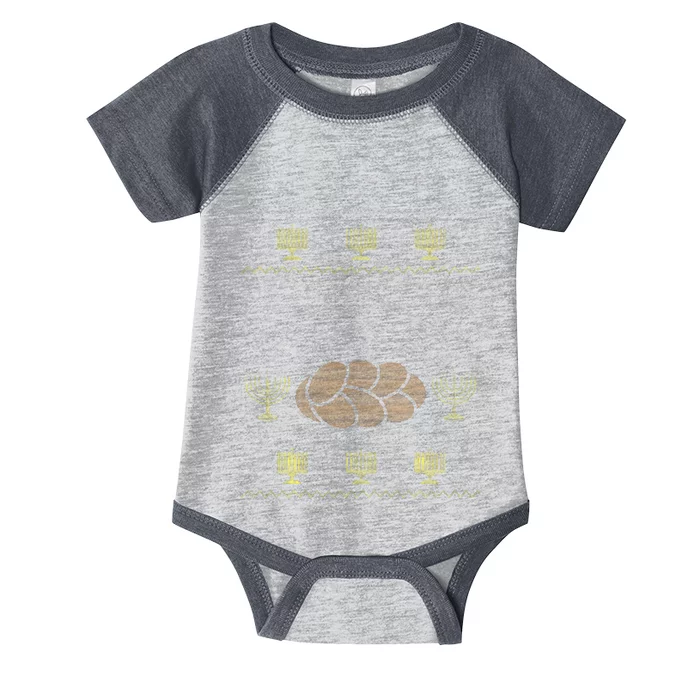 Challah At Ya Rosh Hashanah Hanukkah Jewish Food Infant Baby Jersey Bodysuit