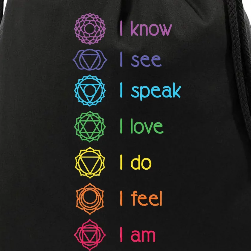 Chakra Alignt Yoga Meditation Spiritual Drawstring Bag